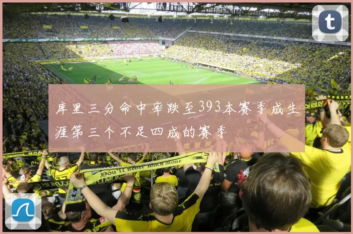 库里三分命中率跌至393本赛季成生涯第三个不足四成的赛季